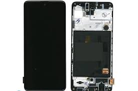 Дисплей для телефона Samsung A515F (A51) в сборе Черный OLED (Full Size) (KRYON) (МТ)