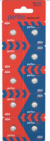 Батарейка Perfeo AG4 10BL 1шт