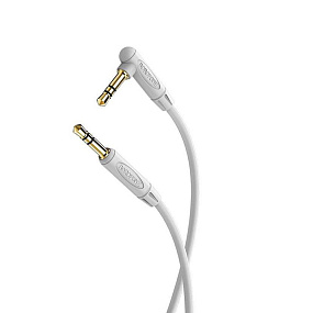 Кабель 3.5mm Jack (папа) - 3.5mm Jack (папа) Borofone BL4 1м серый