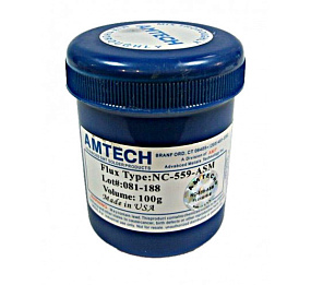 Флюс Amtech NC-559-ASM (100 г, среднеактивный, безотмывочный)