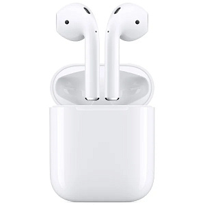 Наушники Apple AirPods 2 в футляре без возможности беспроводной зарядки белые