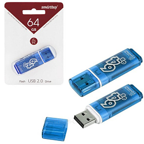 64Gb SmartBuy Glossy синяя 3.0