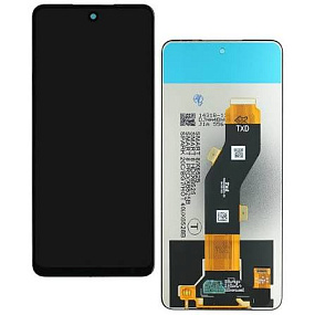 Дисплей для телефона Tecno Spark 20C (BG7n) в сборе Черный Оригинал (KRYON) (МТ)