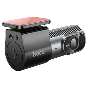 Видеорегистратор Hoco DV13 (1280x720P HD/SD) Wi-Fi черный