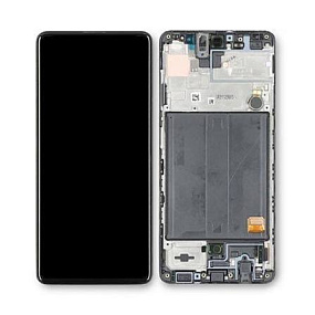 Дисплей для телефона Samsung A325F (A32) модуль Черный TFT (KRYON) (МТ)