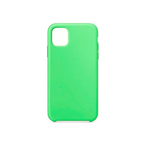 Кейс iPhone 14 Silicone Case без логотипа светло-зеленый