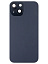 Задняя крышка iPhone 15 в сборе со стеклом камеры Черный - Премиум