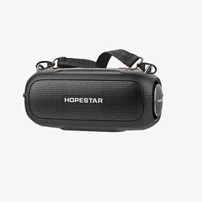 Колонка Hopestar A41 Party (Bluetooth/Mic/USB/AUX/TF/FM/TWS/P.bank) 8W черная(УЦЕНКА)б/у, потертости