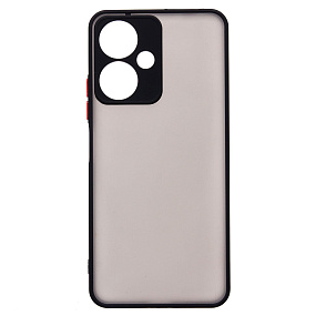 Силиконовый чехол Xiaomi Poco M6 5G/Redmi 13C 5G PC041 черный