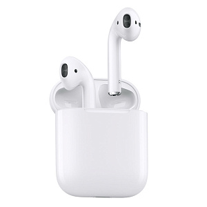 Наушники Apple AirPods 2 в футляре без возм беспр зарядки белые(УЦЕНКА)микр не корректно работает