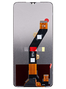 Дисплей для телефона Itel S23 (S665L) в сборе с тачскрином Черный - Оригинал