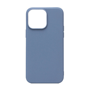 Кейс iPhone 14 Pro Max Silicone Case без логотипа серый