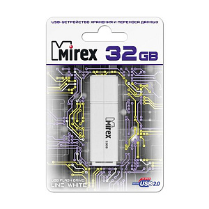 32Gb Mirex Line белая 2.0