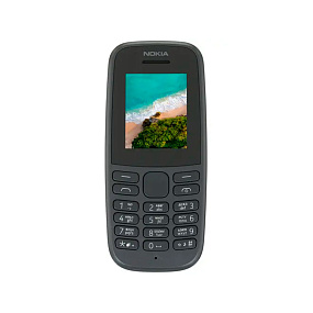 Nokia105 DS черный(УЦЕНКА)потертости, царапины