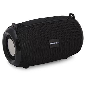 Колонка Borofone BR4 (Bluetooth/MicroSD/USB/FM/AUX) 5W черная