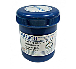 Флюс Amtech NC-559-ASM (100 г, среднеактивный, безотмывочный)