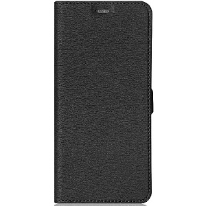 Чехол-книжка DF под кожу Samsung A225 Galaxy A22 черный
