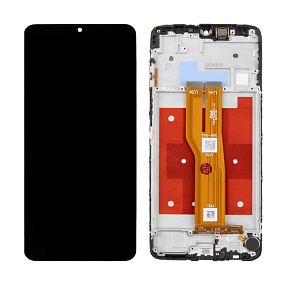 Дисплей для телефона Samsung A075F (A07 4G) модуль Черный - Оригинал