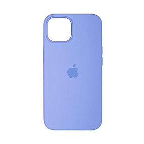 Кейс iPhone 14 Pro Silicone Case с логотипом сиреневый