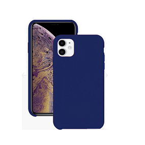 Кейс iPhone 11 Silicone Case без логотипа (026) светло-серый