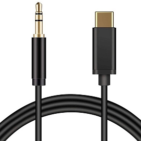 Кабель 3.5mm Jack (папа) - Type-C Borofone BL18 1м черный